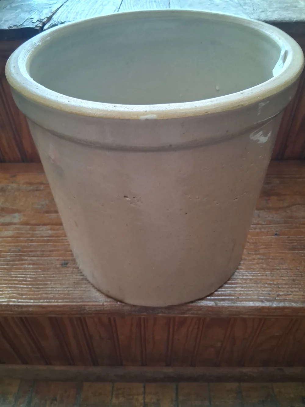 Antique RUCKEL'S 2-Gallon Stoneware Crock